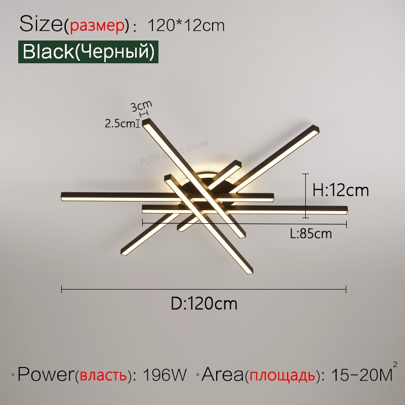 Lámpara de techo LED nórdica moderna 2024: lámpara de araña para sala de estar, comedor y dormitorio