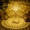 Lámpara de mesa de cristal