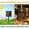 Luces solares con forma de gota de agua