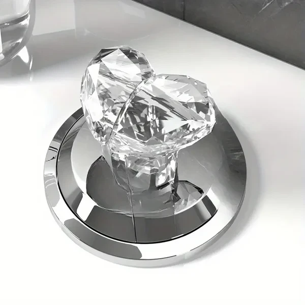 Botón de corazón de inodoro