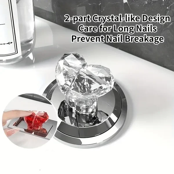 Botón de corazón de inodoro