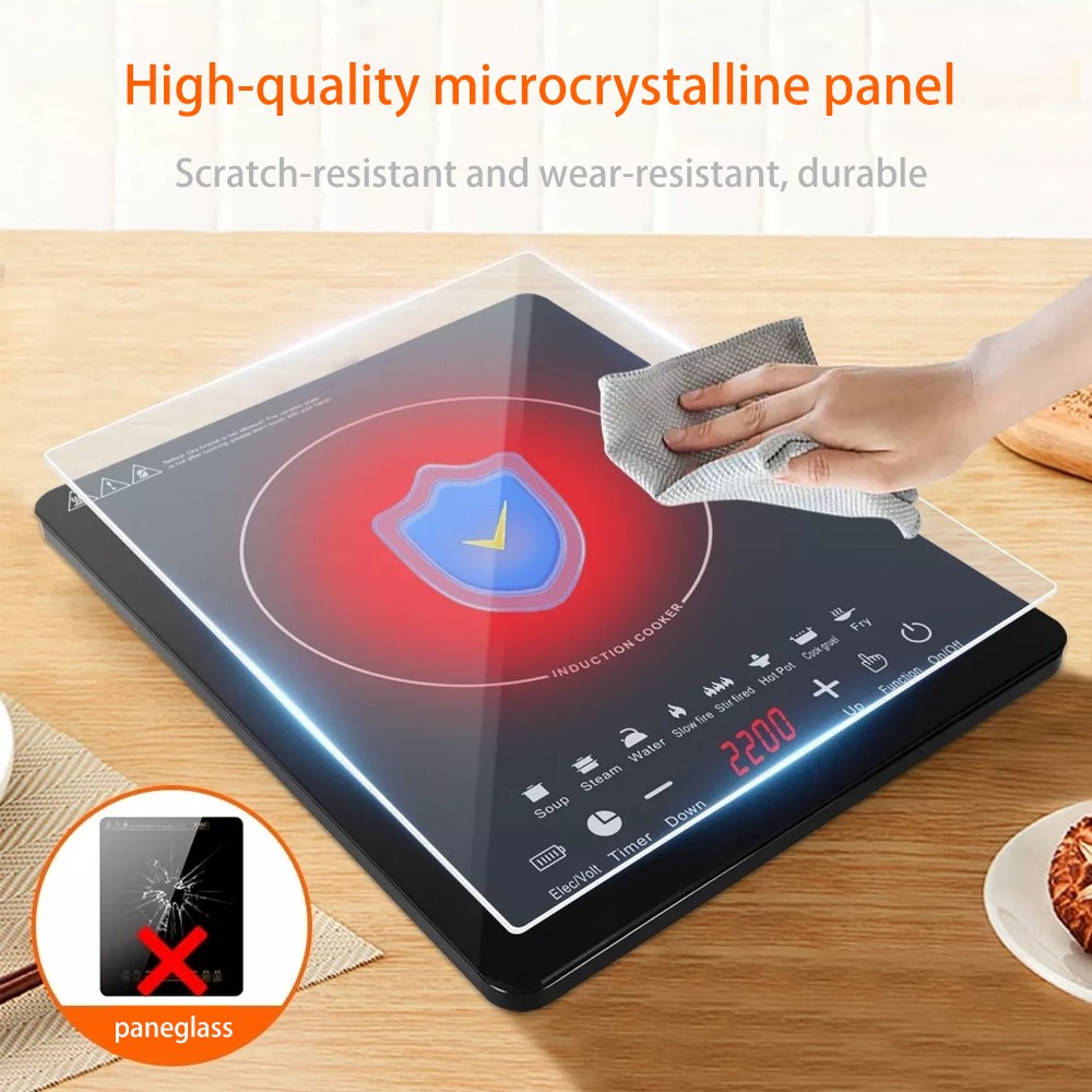 Cocina de inducción inteligente de bajo consumo US110V/2200W - Uso doméstico y exterior