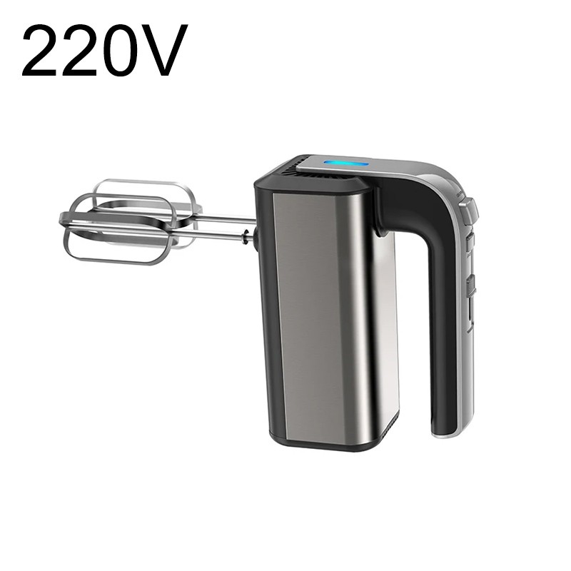 Batidora de huevos eléctrica - Mini batidora de acero inoxidable para crema batida y harina