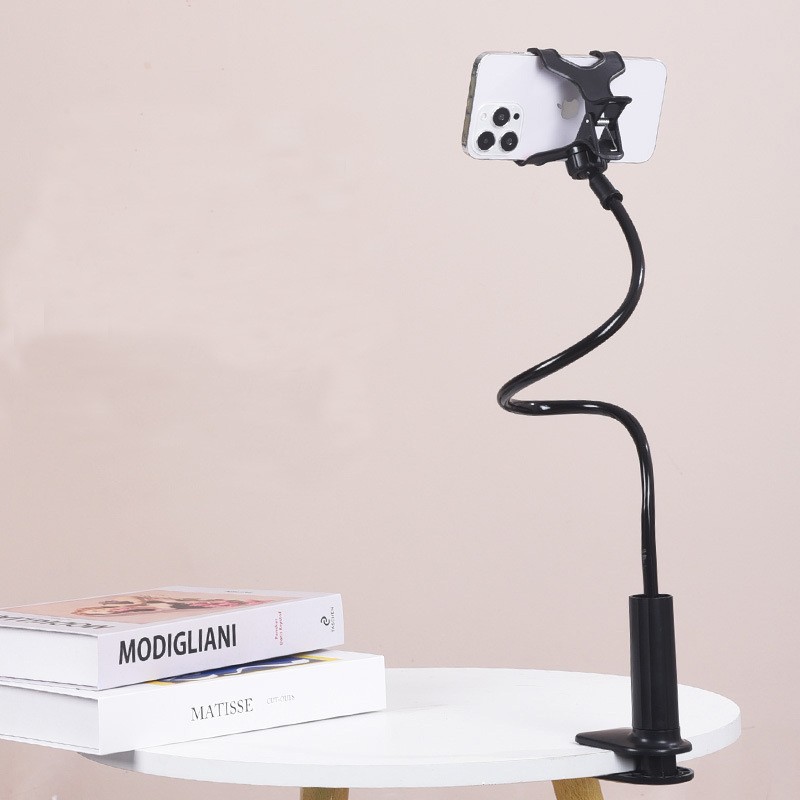 Soporte flexible de cuello de cisne para teléfono móvil - Soporte de escritorio para mesita de noche