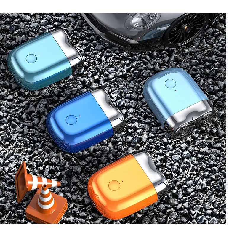 Mini afeitadora eléctrica portátil recargable por USB para hombres