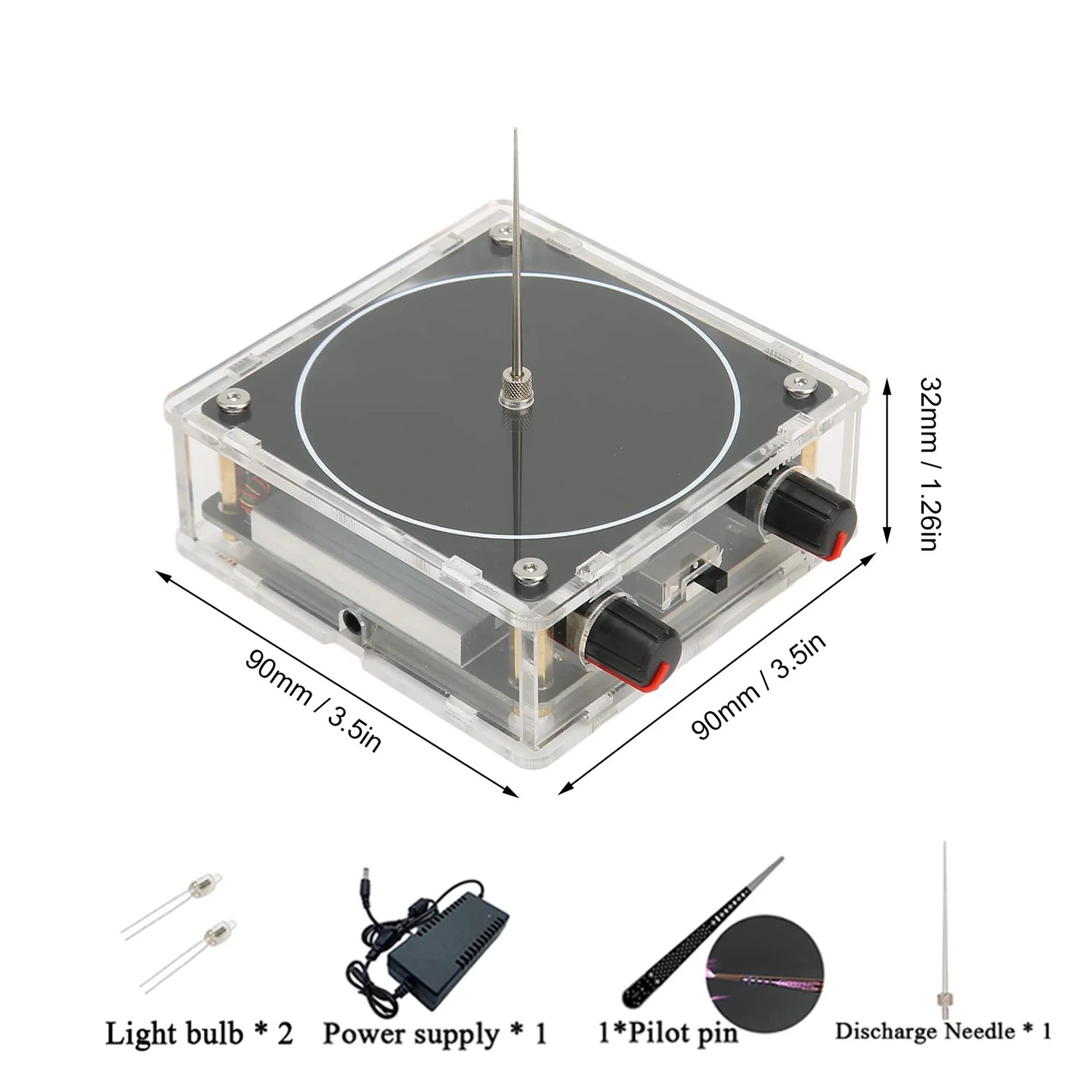 Bobina de Tesla con música Bluetooth: altavoz de plasma de arco y juguete educativo experimental