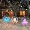 Bola inflable de PVC decorada para Navidad al aire libre