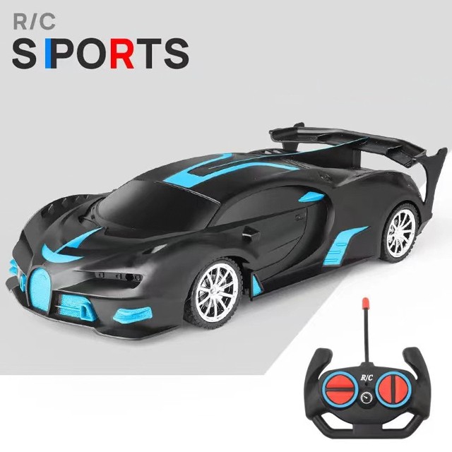 Auto deportivo RC 1:18 con luz LED y control remoto de 2.4G para derrapar a alta velocidad
