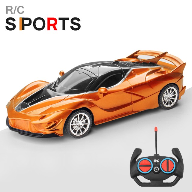 Auto deportivo RC 1:18 con luz LED y control remoto de 2.4G para derrapar a alta velocidad