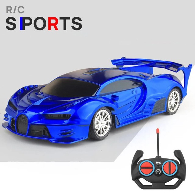 Auto deportivo RC 1:18 con luz LED y control remoto de 2.4G para derrapar a alta velocidad
