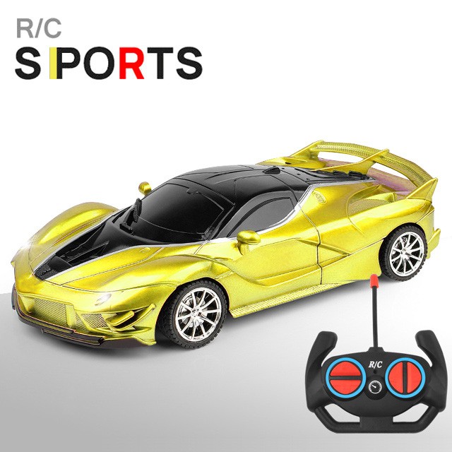 Auto deportivo RC 1:18 con luz LED y control remoto de 2.4G para derrapar a alta velocidad