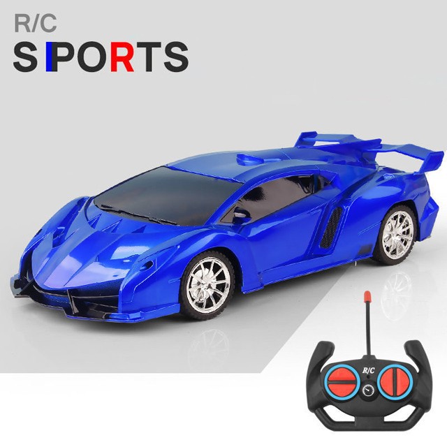 Auto deportivo RC 1:18 con luz LED y control remoto de 2.4G para derrapar a alta velocidad