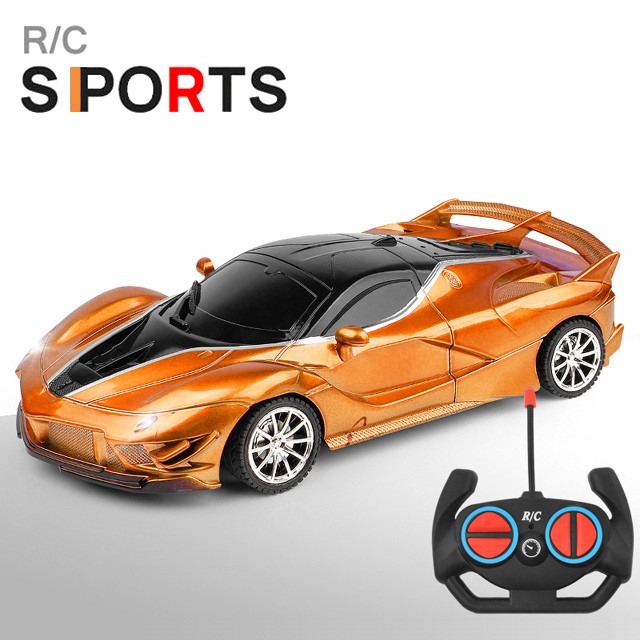 Auto deportivo RC 1:18 con luz LED y control remoto de 2.4G para derrapar a alta velocidad