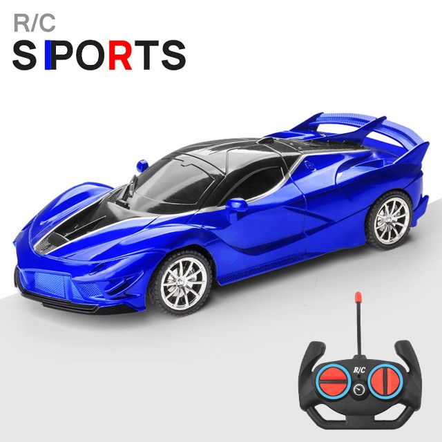 Auto deportivo RC 1:18 con luz LED y control remoto de 2.4G para derrapar a alta velocidad