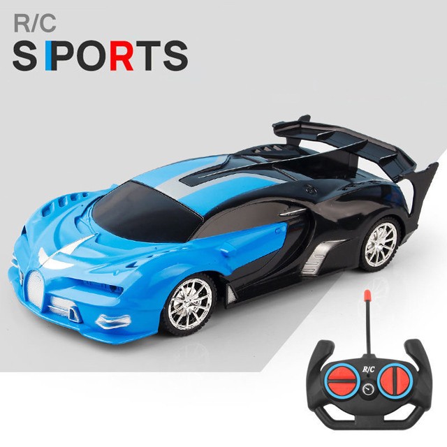 Auto deportivo RC 1:18 con luz LED y control remoto de 2.4G para derrapar a alta velocidad