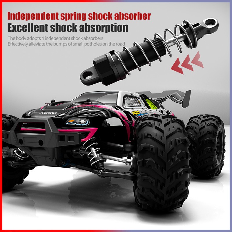 Vehículo todoterreno RC 4x4 - Monster Truck 4x4 sin escobillas de alta velocidad de 70 km/h