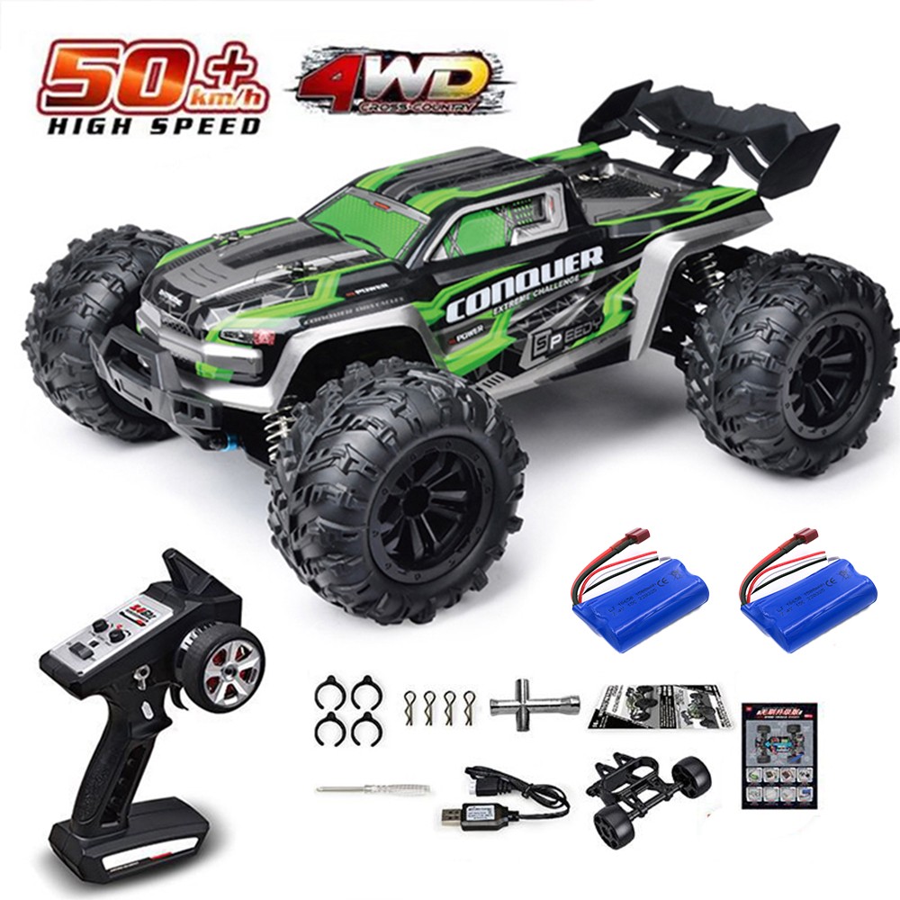Vehículo todoterreno RC 4x4 - Monster Truck 4x4 sin escobillas de alta velocidad de 70 km/h