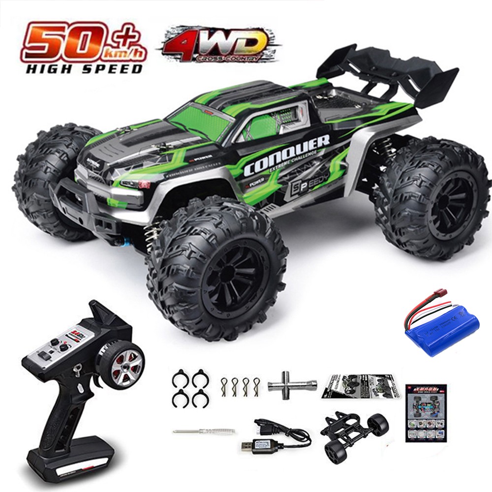 Vehículo todoterreno RC 4x4 - Monster Truck 4x4 sin escobillas de alta velocidad de 70 km/h