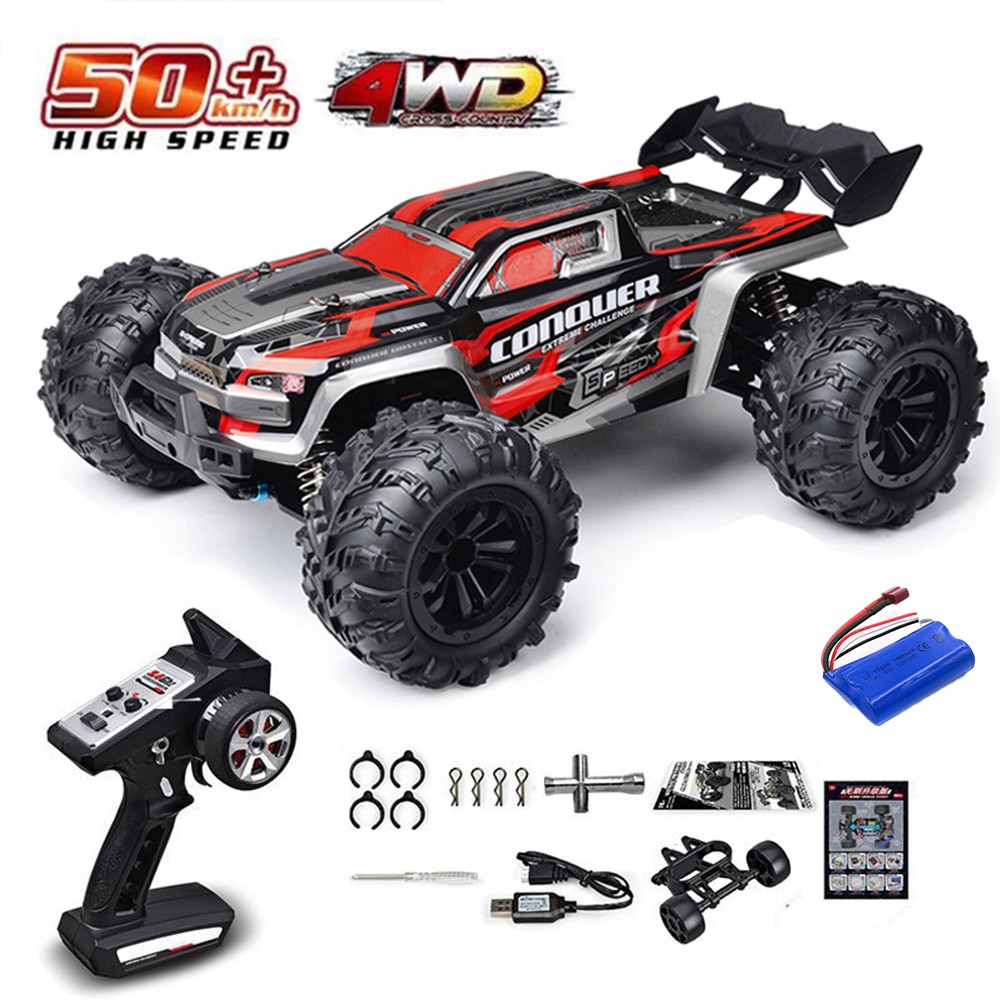 Vehículo todoterreno RC 4x4 - Monster Truck 4x4 sin escobillas de alta velocidad de 70 km/h