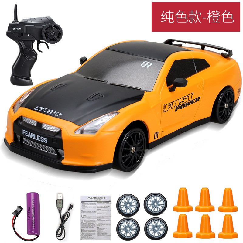 Mini coche de carreras eléctrico de derrape a escala 1:24