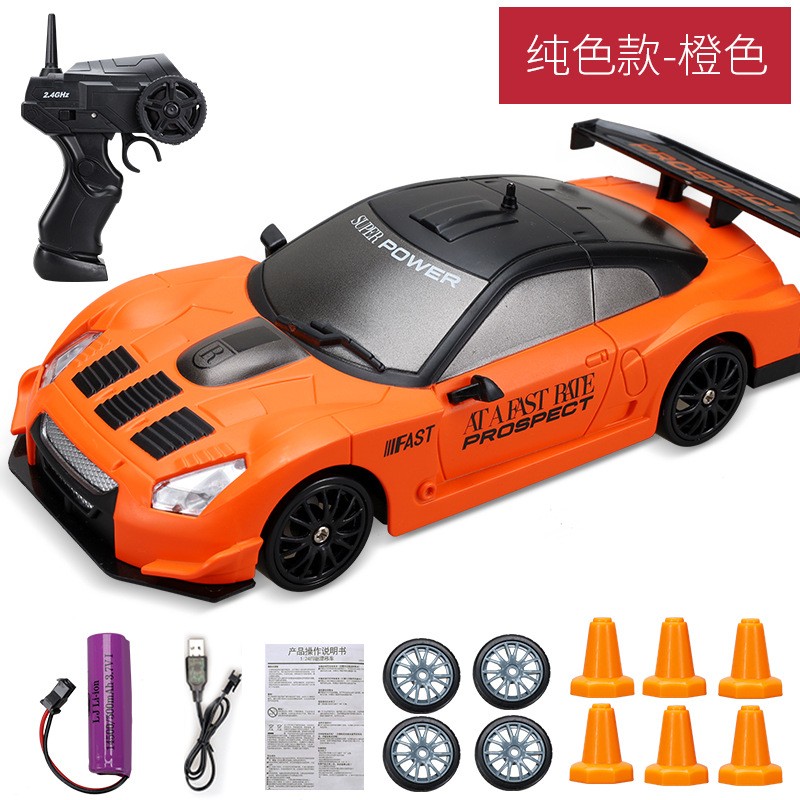 Mini coche de carreras eléctrico de derrape a escala 1:24