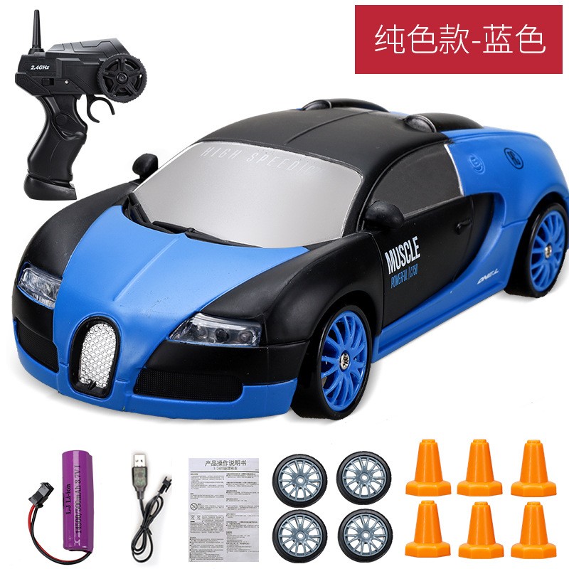 Mini coche de carreras eléctrico de derrape a escala 1:24