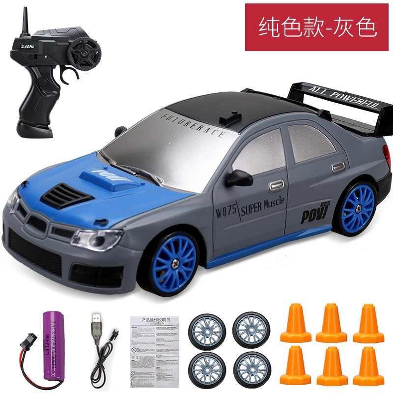 Mini coche de carreras eléctrico de derrape a escala 1:24