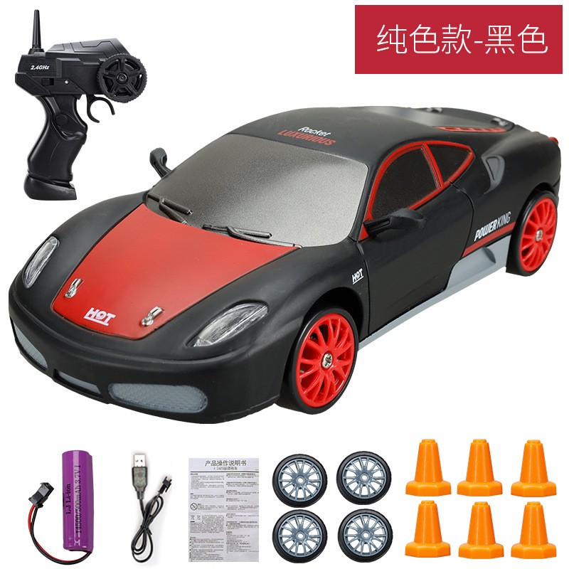 Mini coche de carreras eléctrico de derrape a escala 1:24