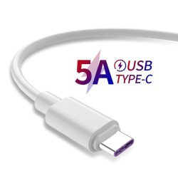 Cable micro USB y tipo C de carga rápida de 5 A - Cable de datos para teléfono móvil