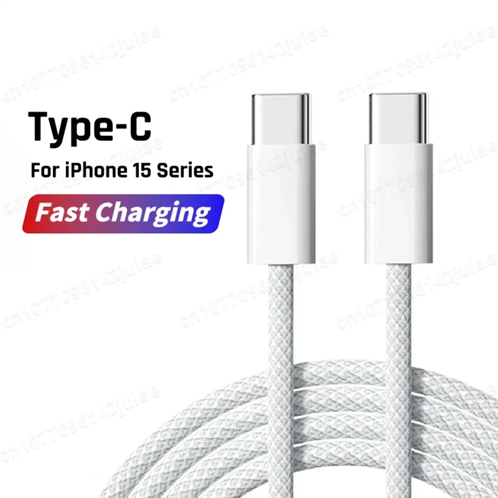 Cargador rápido PD original de 60 W - Cable USB-C a Tipo-C de 6 A