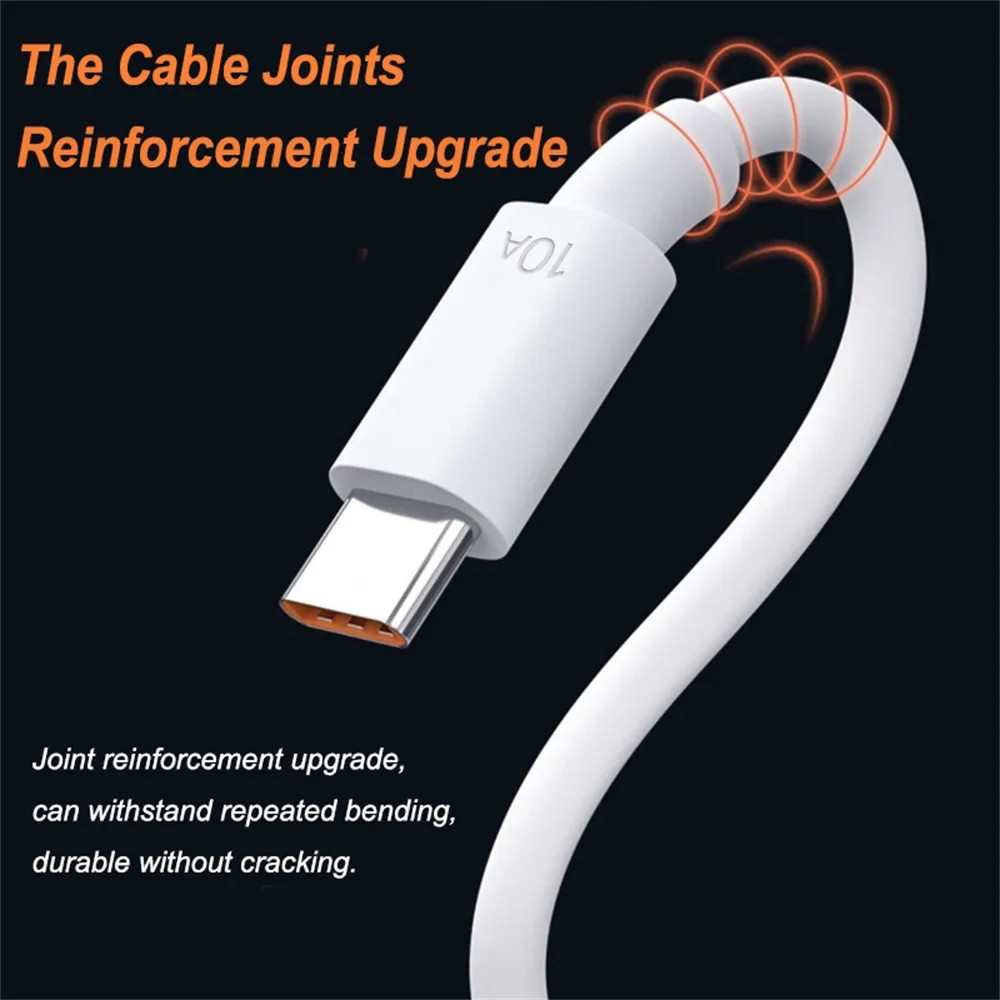 Cable USB tipo C de carga ultrarrápida de 10 A y 120 W
