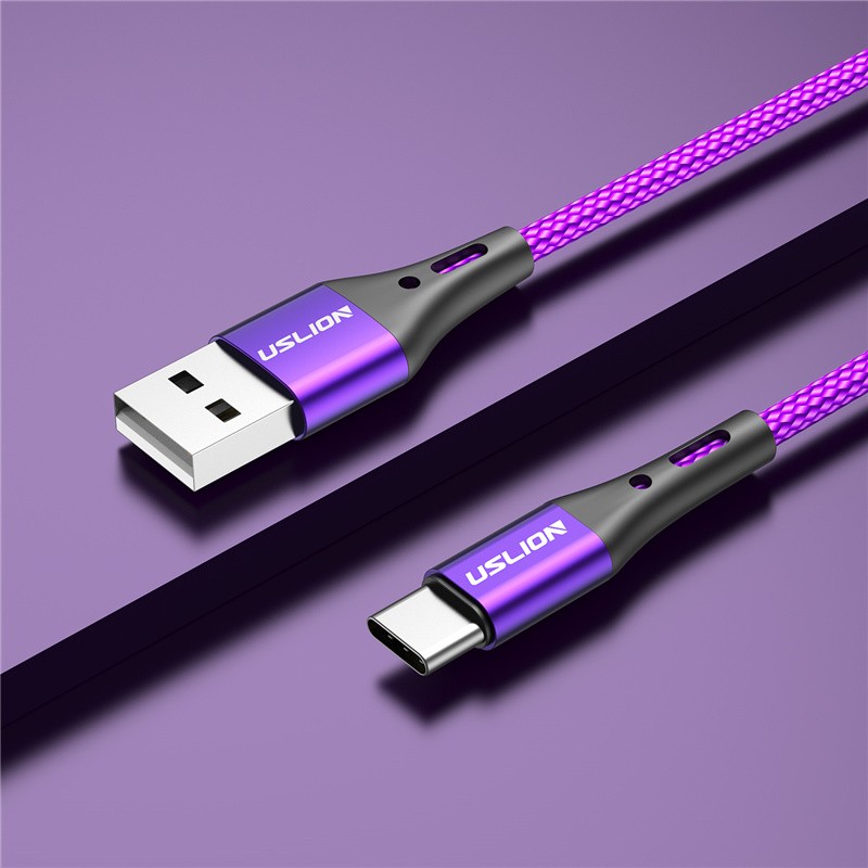 Cable de datos de carga rápida USB tipo C USLION 5A