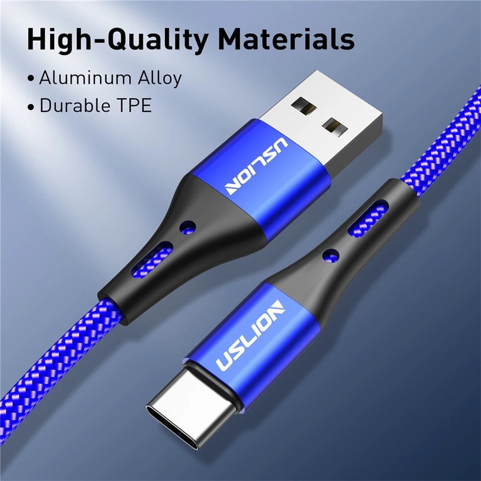 Cable de datos de carga rápida USB tipo C USLION 5A