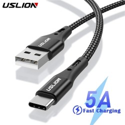 Cable de datos de carga rápida USB tipo C USLION 5A