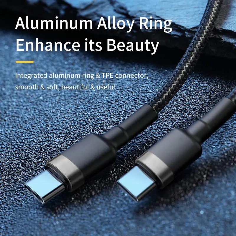 Cable USB-C a USB-C de carga rápida de 120 W PD