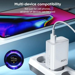 Cargador ultrarrápido original de 120 W con cable de carga turbo USB tipo C de 6 A