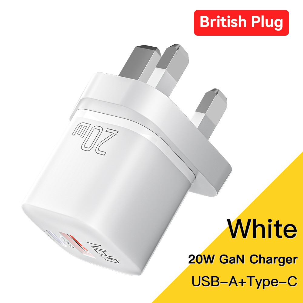 Cargador USB tipo C Essager GaN de 20 W - Carga rápida PD QC 3.0