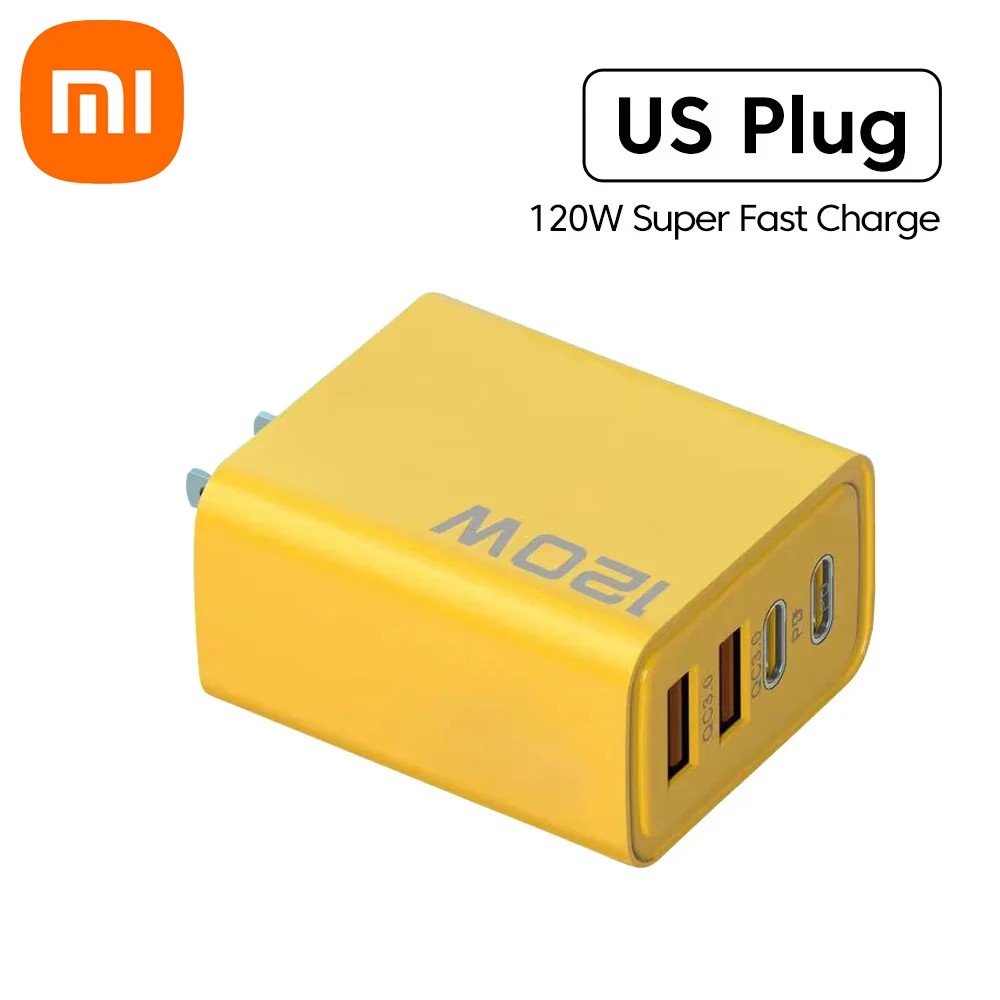 Cargador superrápido Xiaomi de 120 W - Adaptador USB tipo C de carga rápida 3.0