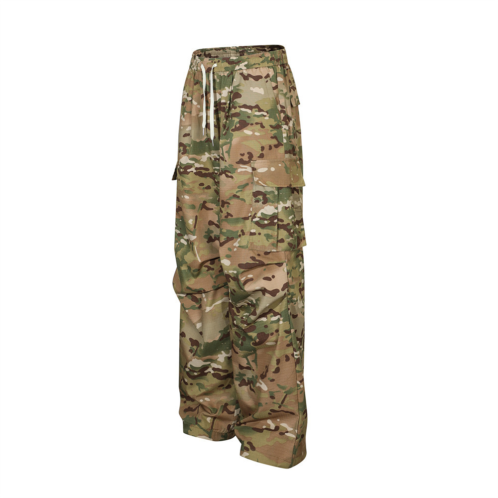Pantalones de camuflaje con herramientas militares para hombre con movimiento plegable