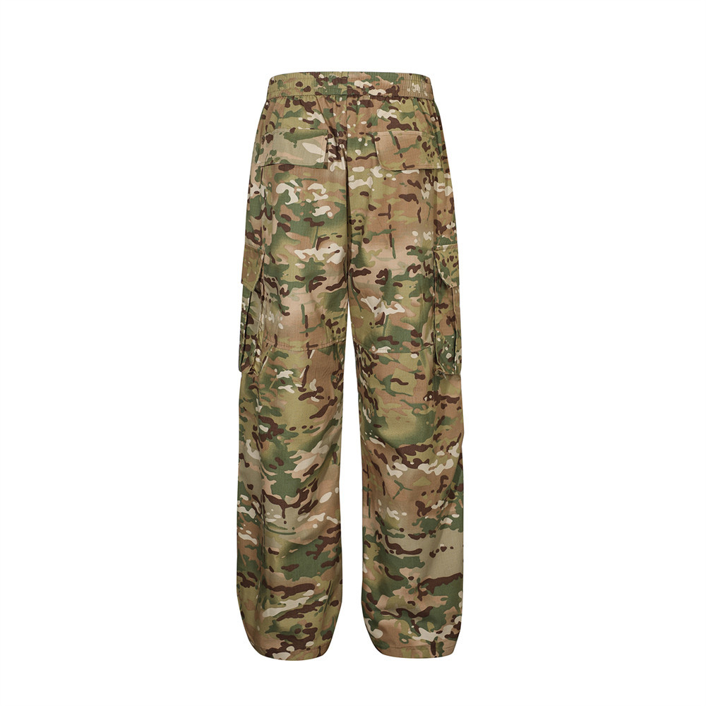 Pantalones de camuflaje con herramientas militares para hombre con movimiento plegable