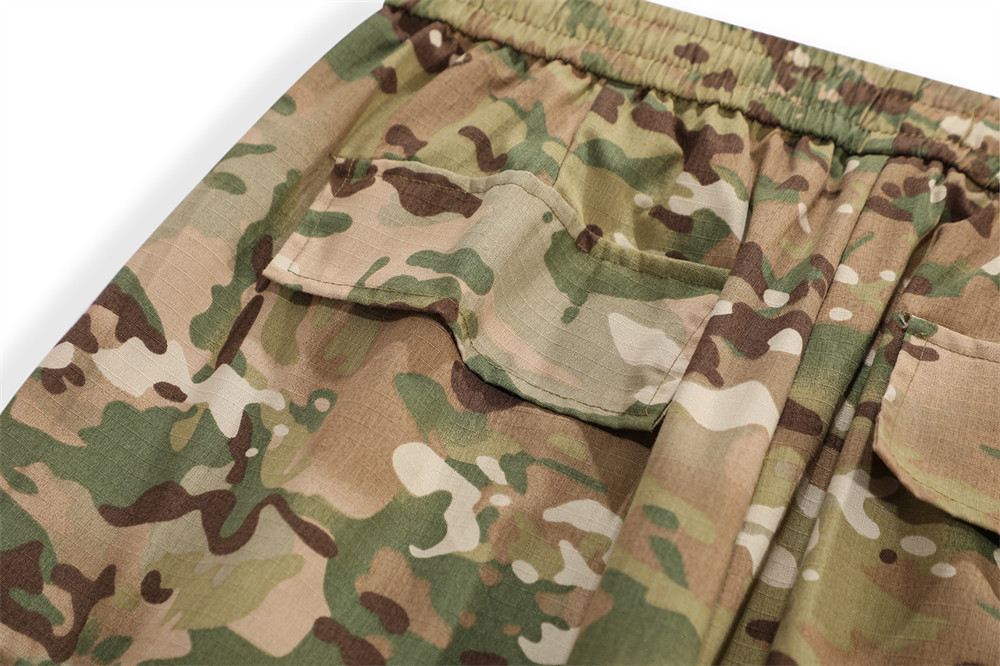 Pantalones de camuflaje con herramientas militares para hombre con movimiento plegable