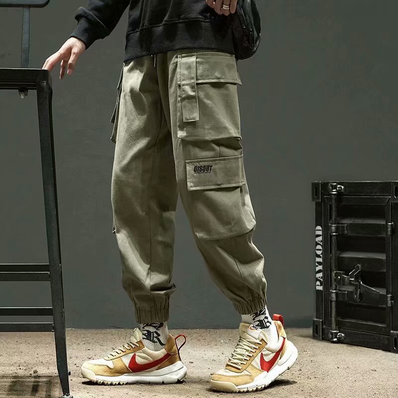 Pantalones de trabajo para hombre Pantalones deportivos holgados de tendencia