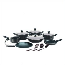 Juego de 15 ollas de aluminio antiadherentes de alta calidad para cocinar