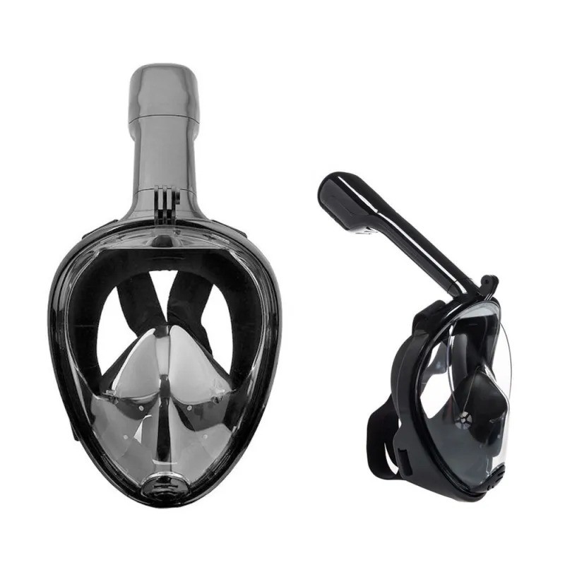 Máscara de snorkel facial completa para niños con equipo antivaho