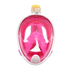 Máscara de snorkel facial completa para niños con equipo antivaho