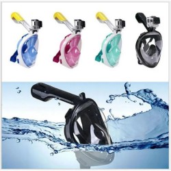 Máscara de snorkel facial completa para niños con equipo antivaho