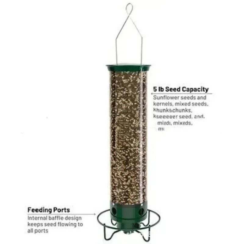 Comedero de agua colgante para colibríes para patio al aire libre