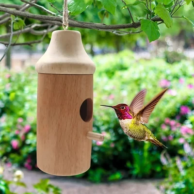 Casa de madera para colibríes: un regalo para los amantes de la naturaleza