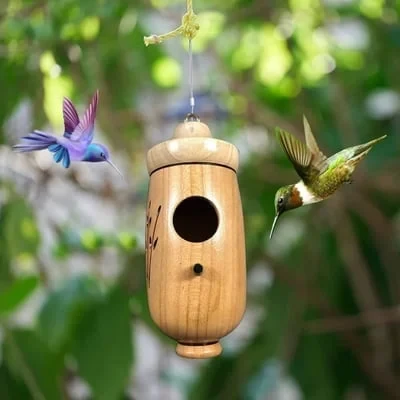 Casa de madera para colibríes: un regalo para los amantes de la naturaleza