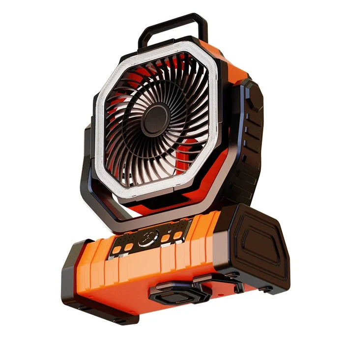 Ventilador de camping portátil recargable